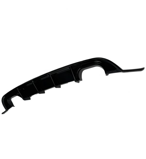 BIG FIN REAR DIFFUSER & TIPS GOLF R STYLE GLOSS BLACK FOR VW GOLF MK6 2009-2013 - Image 3