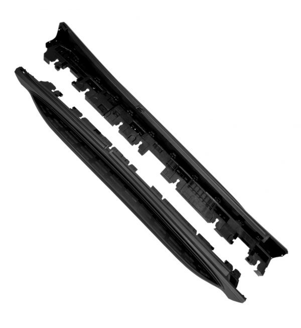 SIDE STEPS RUNNING BOARDS BLACK FOR MERCEDES GLE SUV W167 FACELIFT 2019+ - Image 3