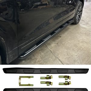 SIDE STEPS RUNNING BOARDS MATTE BLACK FOR AUDI Q8 OEM FIT 2018+