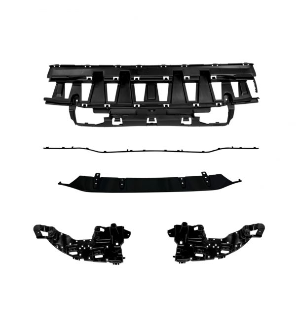 REAR DIFFUSER BLACK TIPS C63S STYLE GLOSS BLACK FOR MERCEDES C CLASS SALOON W205 - Image 3
