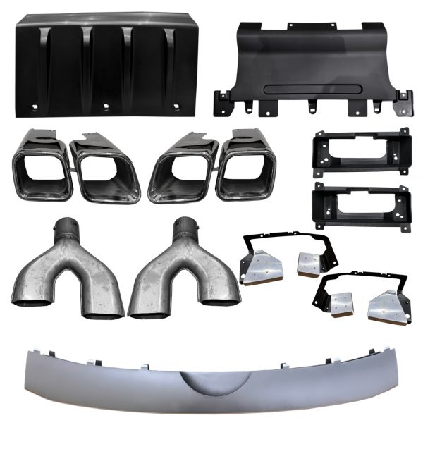 RANGE ROVER VOGUE L405 LUMMA FRONT BUMPER AND SVO REAR BUMPER BODYKIT PRIMED - Image 5