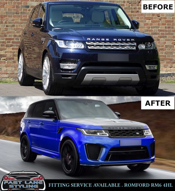 RANGE ROVER SPORT PRE-FACELIFT TO FACELIFT CONVERSION BODY KIT SVR LOOK PRIMED - Image 2