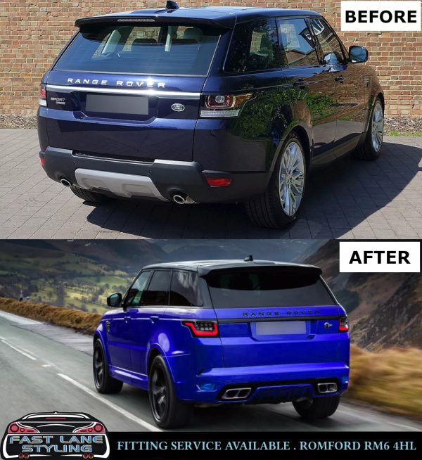 RANGE ROVER SPORT PRE-FACELIFT TO FACELIFT CONVERSION BODY KIT SVR LOOK PRIMED - Image 3