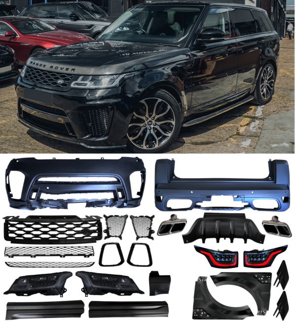 RANGE ROVER SPORT PRE-FACELIFT TO FACELIFT CONVERSION BODY KIT SVR LOOK PRIMED