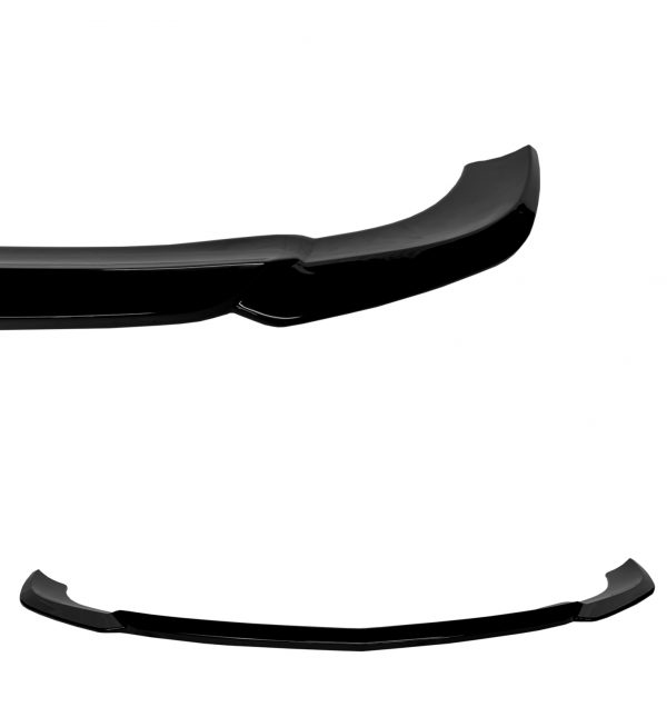FRONT LIP SPLITTER GLOSS BLACK FOR MERCEDES C CLASS W204 SALOON FACELIFT AMG - Image 4