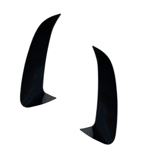 REAR BUMPER AERO KIT FINS AMG STYLE GLOSS BLACK FOR MERCEDES A CLASS W177 2018+ - Image 2