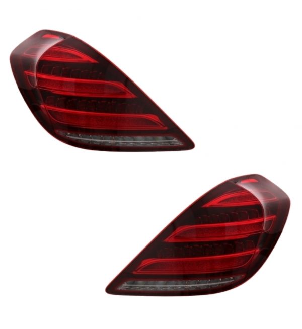 MERCEDES S CLASS W222 TO S63 AMG STYLE CONVERSION BODY KIT PRIMED BUMPERS LIGHTS - Image 7