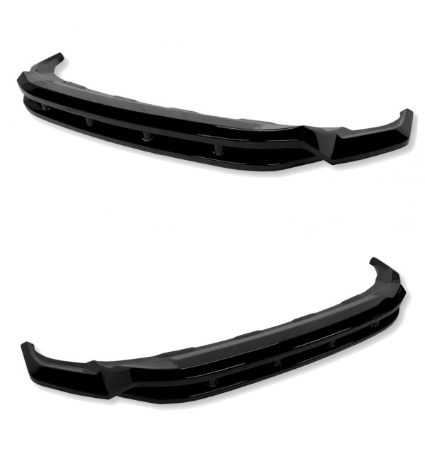 AERO BODY KIT SPLITTER SPOILER SIDE SKIRTS GLOSS BLACK FOR VW TOUAREG MK3 R-LINE - Image 2