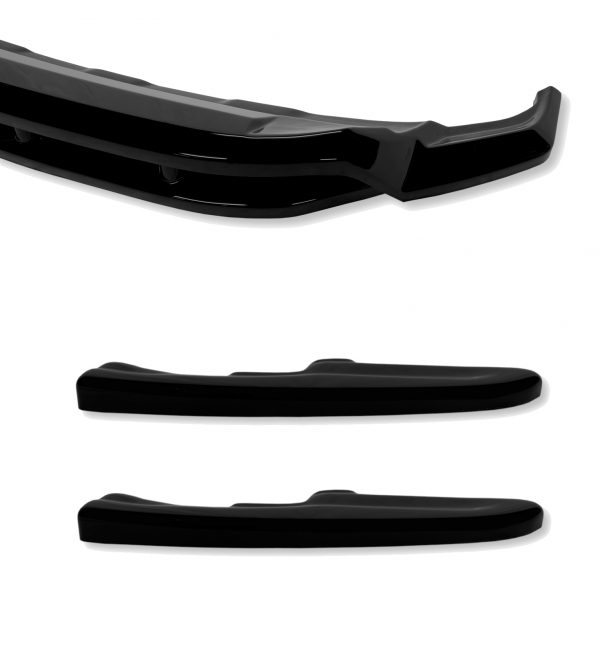 AERO BODY KIT SPLITTER SPOILER SIDE SKIRTS GLOSS BLACK FOR VW TOUAREG MK3 R-LINE - Image 3