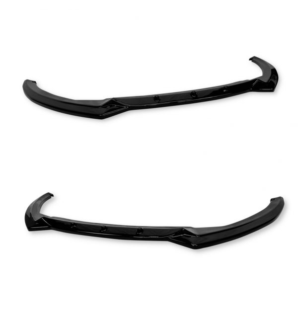 FRONT SPLITTER LIP SPOILER GLOSS BLACK FOR FORD FOCUS ST MK3.5 FACELIFT 2015-2018 - Image 2
