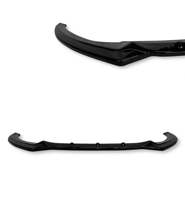 FRONT SPLITTER LIP SPOILER GLOSS BLACK FOR FORD FOCUS ST MK3.5 FACELIFT 2015-2018 - Image 3