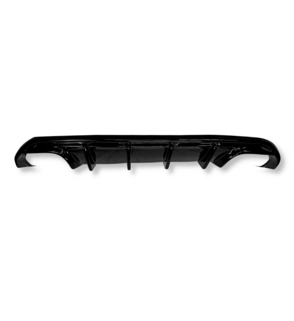 REAR DIFFUSER VALANCE GLOSS BLACK FOR AUDI A3 S-LINE 8Y AND S3 8Y SPORTBACK 2020+ - Image 2
