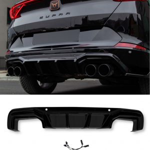 REAR DIFFUSER VALANCE VERSION 2 GLOSS BLACK FOR CUPRA FORMENTOR 2020+
