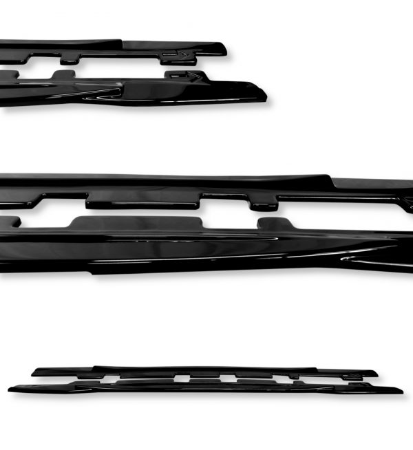 SIDE SKIRTS BLADES GLOSS BLACK FOR AUDI A5 S-LINE AND S5 SPORTBACK F5 FACELIFT - Image 2