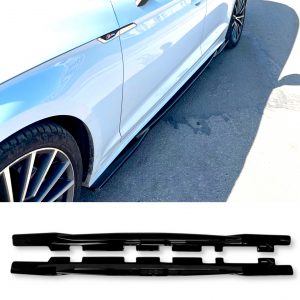 SIDE SKIRTS BLADES GLOSS BLACK FOR AUDI A5 S-LINE AND S5 SPORTBACK F5 FACELIFT