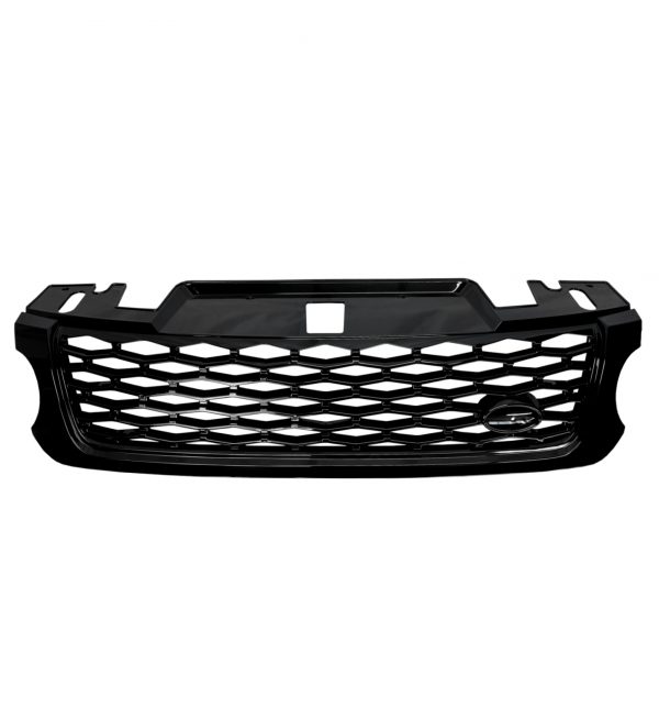 FRONT GRILLE SVR STYLE GLOSS BLACK FOR RANGE ROVER SPORT L494 PRE-FACELIFT 14-17 - Image 2
