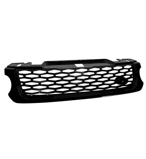 FRONT GRILLE SVR STYLE GLOSS BLACK FOR RANGE ROVER SPORT L494 PRE-FACELIFT 14-17 - Image 3