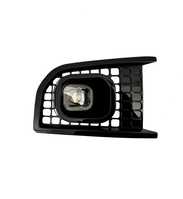 FRONT LED FOG LIGHT COVER GLOSS BLACK FOR LAND ROVER DEFENDER 90 110 130 L663 - Image 2