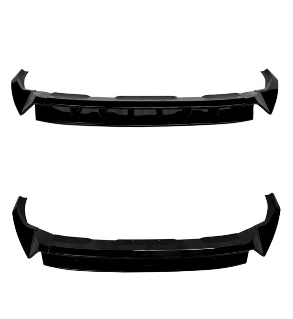 FRONT LIP SPLITTER GLOSS BLACK FOR AUDI Q8 SQ8 S-LINE 2018+ - Image 2