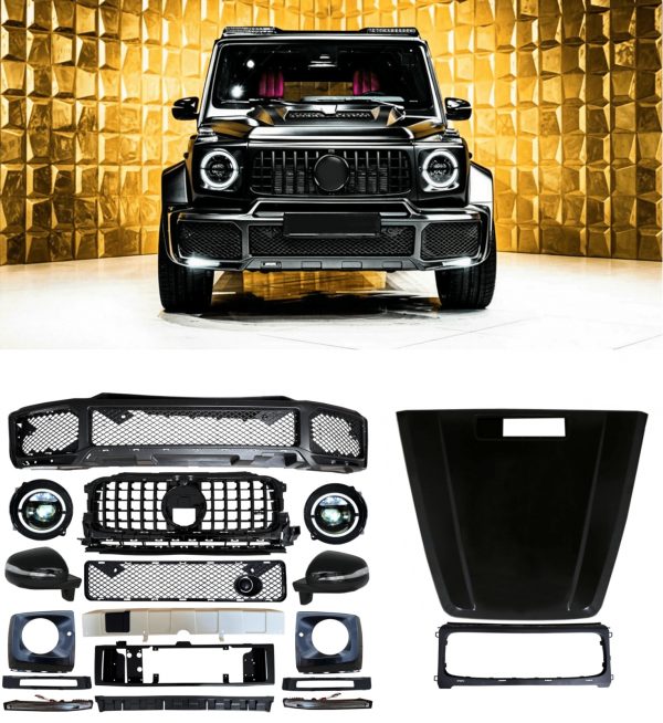 MERCEDES G CLASS W463 TO W464 FACELIFT CONVERSION BODY KIT G WAGON B STYLE