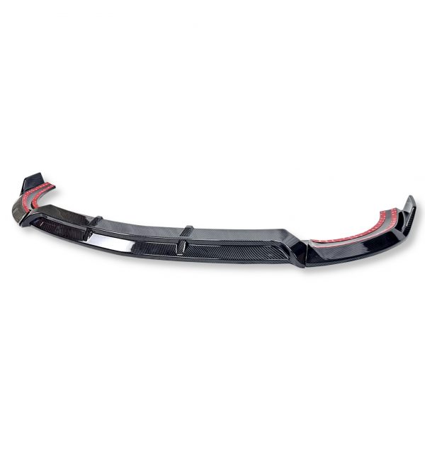 FRONT LIP SPLITTER SPOILER CARBON LOOK FOR MERCEDES E CLASS W213 2016-2019 - Image 4