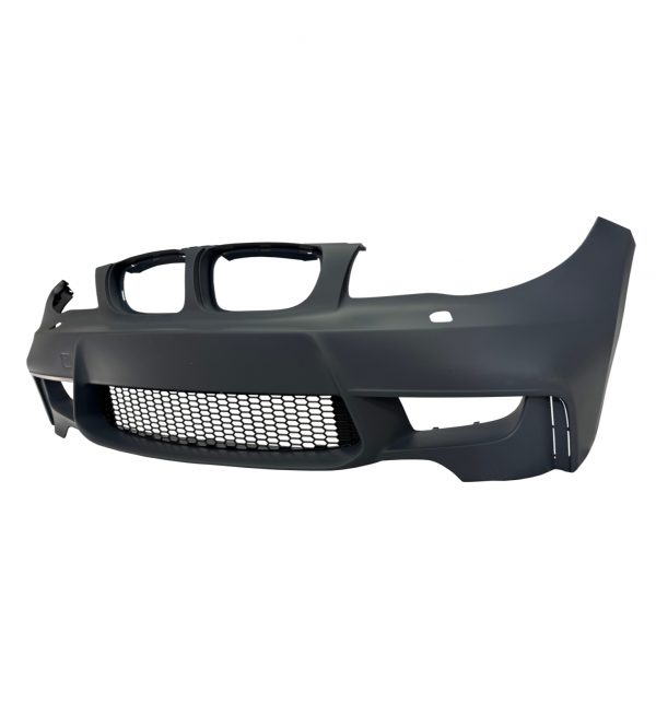 FRONT BUMPER WITH SPLITTER M1 LOOK PRIMED FOR BMW 1 SERIES E80 E81 E82 E87 E88 - Image 2