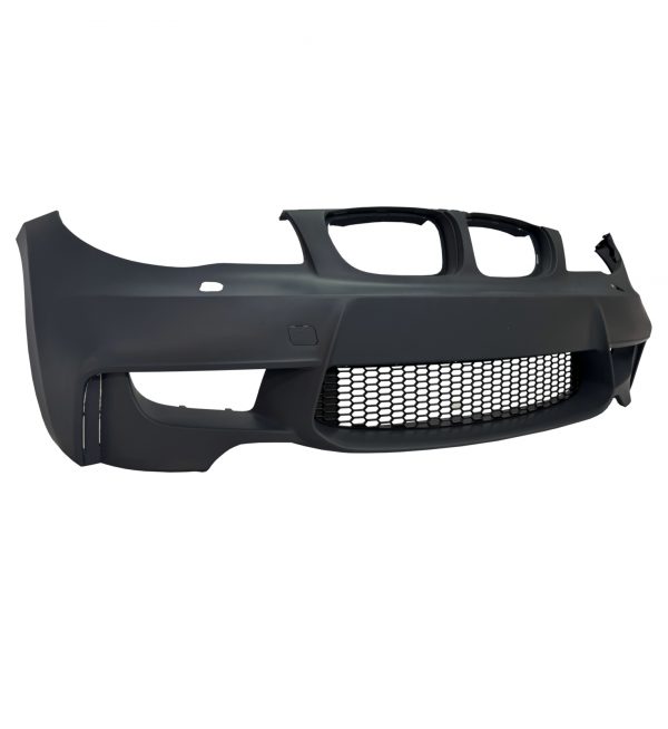 FRONT BUMPER WITH SPLITTER M1 LOOK PRIMED FOR BMW 1 SERIES E80 E81 E82 E87 E88 - Image 3