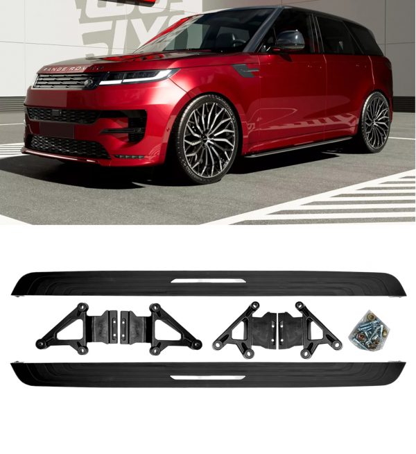ALUMINIUM SIDE STEPS RUNNING BOARDS BLACK FOR RANGE ROVER VOGUE L460/SPORT L461