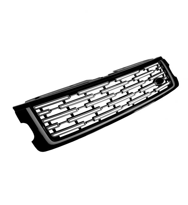 FOR RANGE ROVER VOGUE L405 18-21 FACELIFT FRONT GRILLE L460 2023 LOOK BLACK & CHROME - Image 3