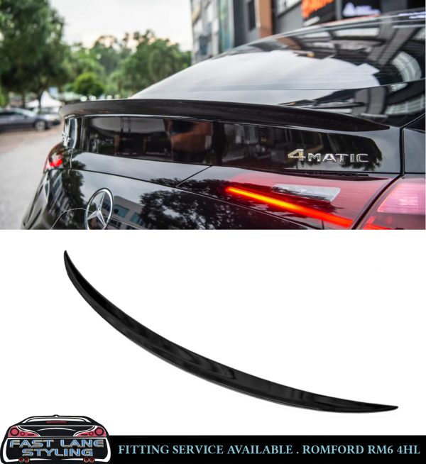 REAR SPOILER BOOT SPOILER AMG STYLE GLOSS BLACK FOR MERCEDES GLC COUPE C254 23+ - Image 2