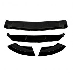 FRONT LIP SPLITTER GLOSS BLACK FOR MERCEDES GLC COUPE C253 SUV X253 FACELIFT 19+
