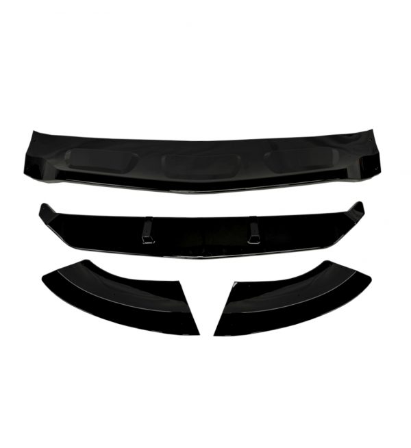 FRONT LIP SPLITTER GLOSS BLACK FOR MERCEDES GLC COUPE C253 SUV X253 FACELIFT 19+