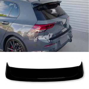 REAR ROOF SPOILER WINGS OSIR STYLE GLOSS BLACK FOR VW GOLF MK8 GTI GTD R 2019+