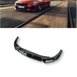 FRONT LIP SPLITTER LOWER BUMPER GLOSS BLACK FOR BMW Z4 G29 M SPORT 2018+