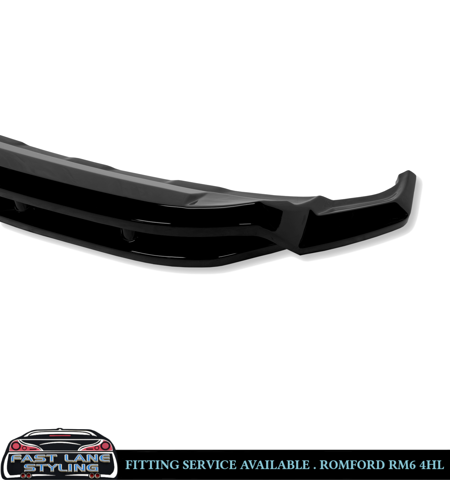 FRONT LIP SPLITTER LIP SPOILER GLOSS BLACK FOR VW TOUAREG MK3 R-LINE 2018-2023 - Image 5