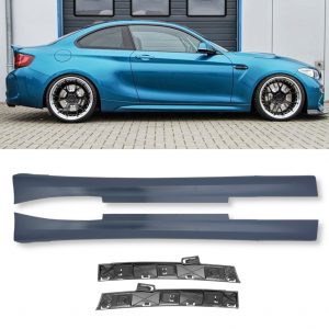 SIDE SKIRTS M SPORT STYLE PRIMED FOR BMW 1 SERIES F20 & 2 SERIES F22 F23 3 DOORS