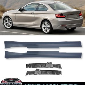 SIDE SKIRTS M SPORT STYLE PRIMED FOR BMW 1 SERIES F20 & 2 SERIES F22 F23 3 DOORS