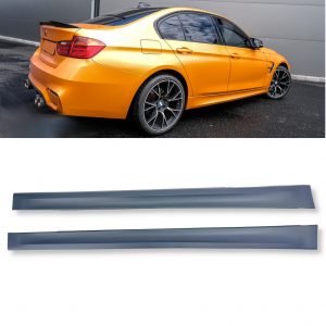 SIDE SKIRTS BLADES F80 M3 LOOK PRIMED FOR BMW 3 SERIES F30 F31 2011-2018