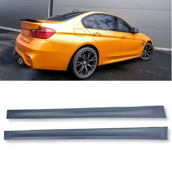 SIDE SKIRTS BLADES F80 M3 LOOK PRIMED FOR BMW 3 SERIES F30 F31 2011-2018