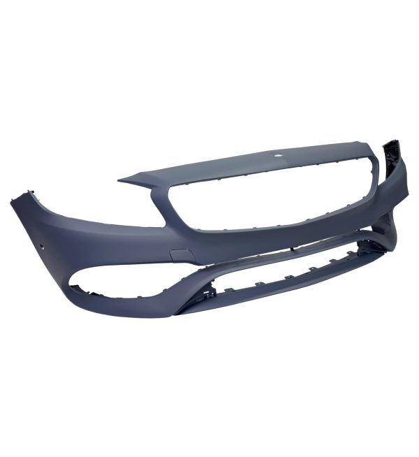 FRONT BUMPER BODY KIT A45 AMG LOOK PRIMED FOR MERCEDES A CLASS W176 FACELIFT - Image 3