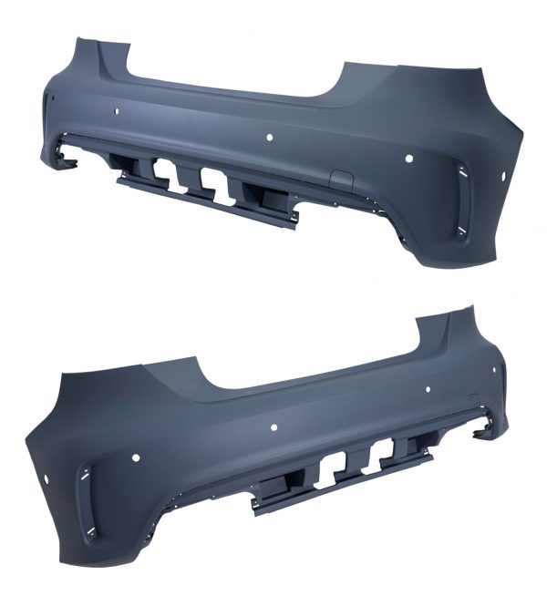 REAR BUMPER BODY KIT A45 AMG LOOK PRIMED FOR MERCEDES A CLASS W176 FACELIFT - Image 2