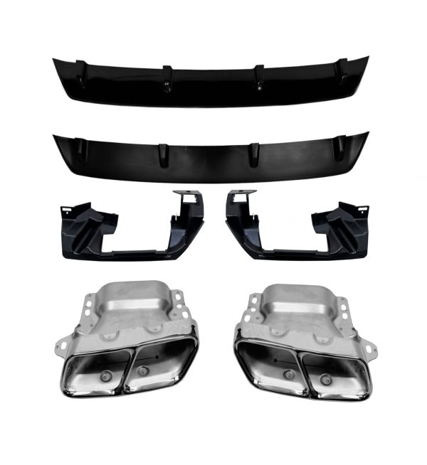 REAR BUMPER BODY KIT A45 AMG LOOK PRIMED FOR MERCEDES A CLASS W176 FACELIFT - Image 4