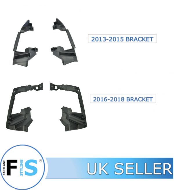 REAR DIFFUSER A45 LOOK GLOSS BLACK & SILVER TIPS FOR MERCEDES A CLASS W176 12-18 - Image 2