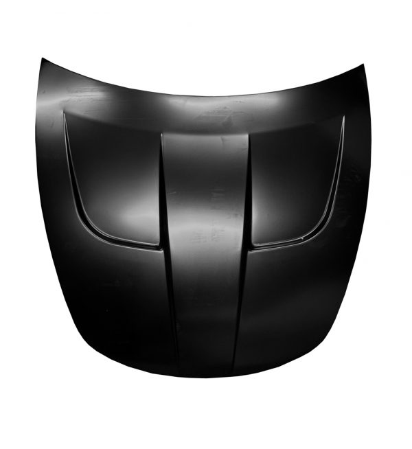 ALUMINIUM HOOD BONNET VENTED TURBO STYLE MATTE BLACK FOR TESLA MODEL 3 2019-2023 - Image 3