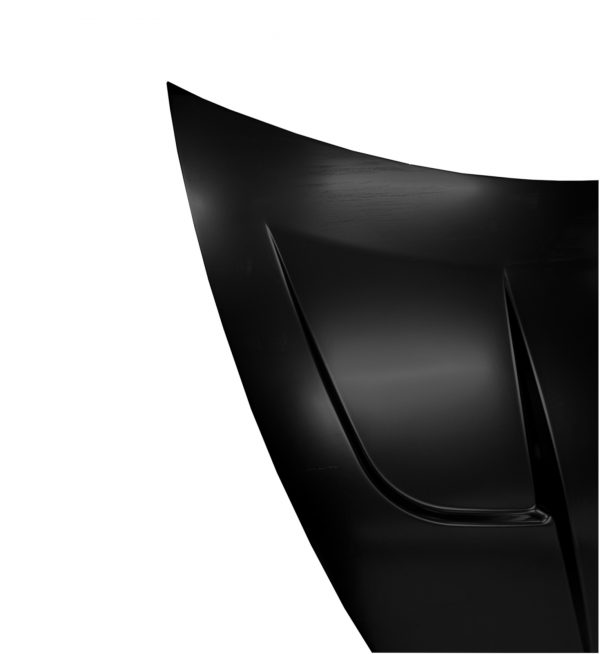 ALUMINIUM HOOD BONNET VENTED TURBO STYLE MATTE BLACK FOR TESLA MODEL 3 2019-2023 - Image 4