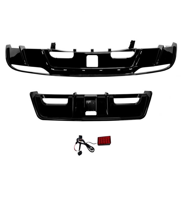AERO BODY KIT SPLITTER DIFFUSER SPOILER SKIRTS GLOSS BLACK FOR TESLA MODEL 3 23+ - Image 5