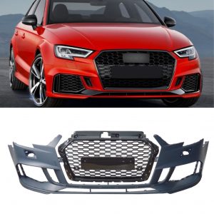 FRONT BUMPER BODYKIT CONVERSION PRIMED RS3 STYLE FOR AUDI A3 S3 8V SALOON FACELIFT 17+
