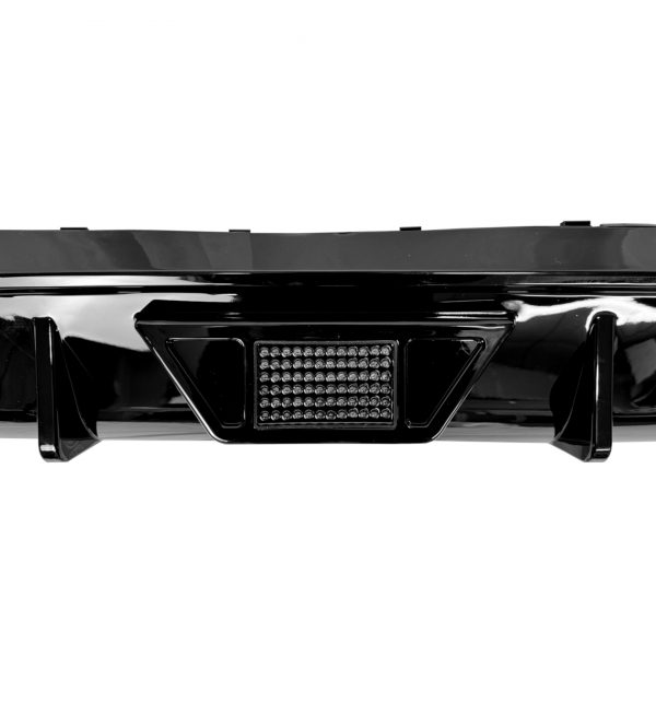 REAR DIFFUSER WITH LED LIGHT GLOSS BLACK FOR BMW 8 SERIES G14 G15 2D 2019+ - Image 3