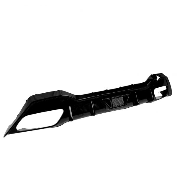 REAR DIFFUSER WITH LED LIGHT GLOSS BLACK FOR BMW 8 SERIES G14 G15 2D 2019+ - Image 4