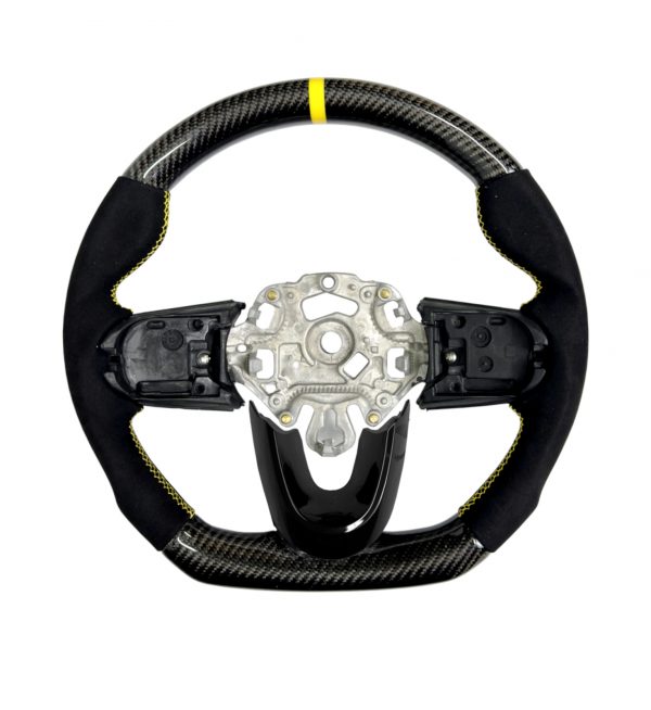 STEERING WHEEL CARBON FIBRE & ALCANTARA FOR MINI F54 F55 F56 F57 F60 - Image 2